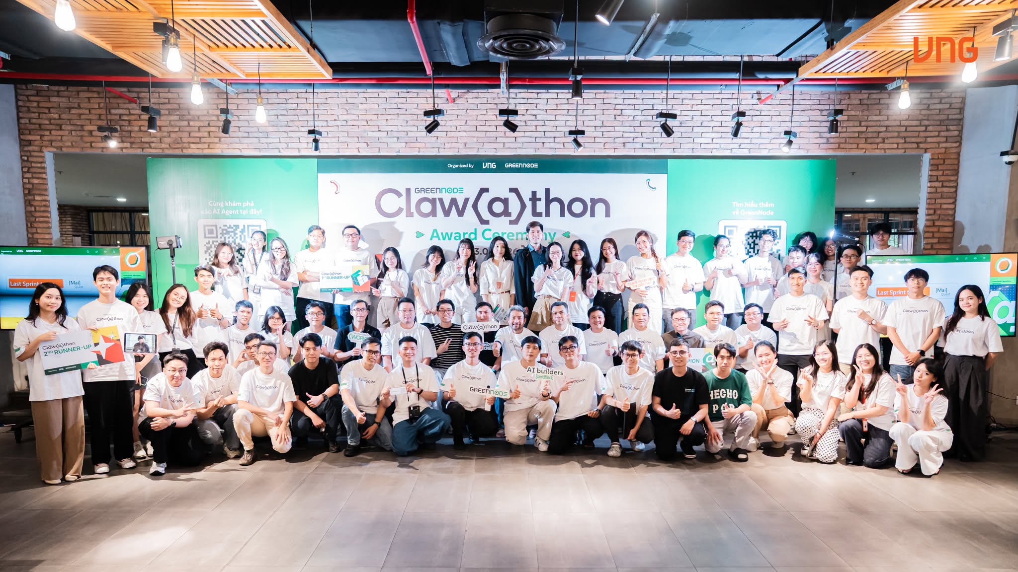 Tập thể các đội thi tại Claw-a-thon 2026 của GreenNode